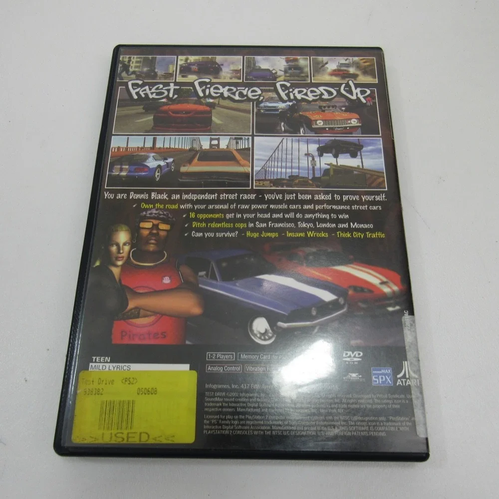TEST DRIVE‎ (PS2 Sony Playstation 2, 2002) - - Tested